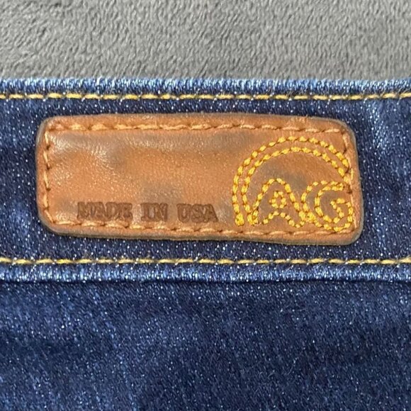 AG Adriano Goldschmied Womans Jeans 26R Dark Blue Denim the Premiere Skinny Stra - Picture 4 of 6
